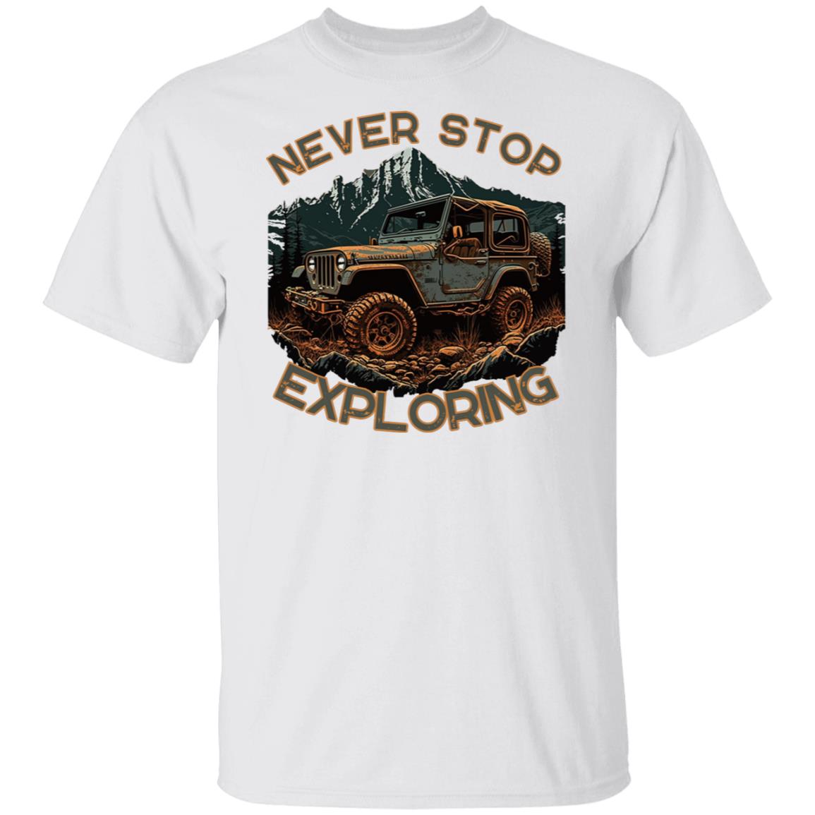 Never Stop Exploring Men's T-Shirt