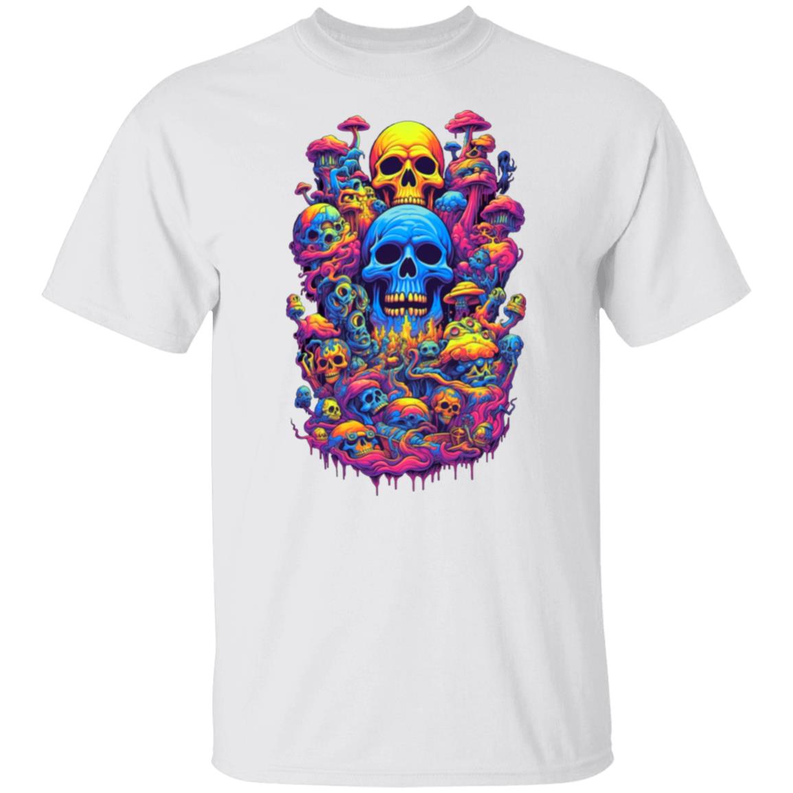 Psychadelic Skull Mountain (AI Art Series #1) Men's T-Shirt