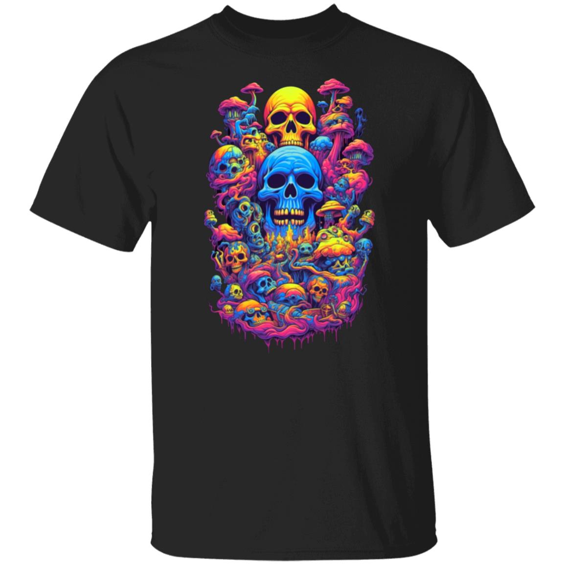 Psychadelic Skull Mountain (AI Art Series #1) Men's T-Shirt
