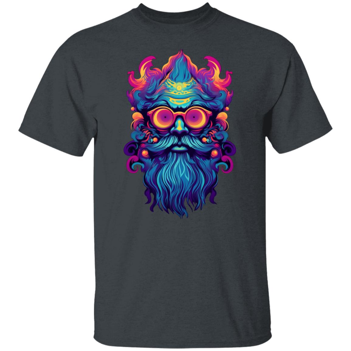 Psychadelic Neon Hipster (AI Art Series #1) Men's T-Shirt