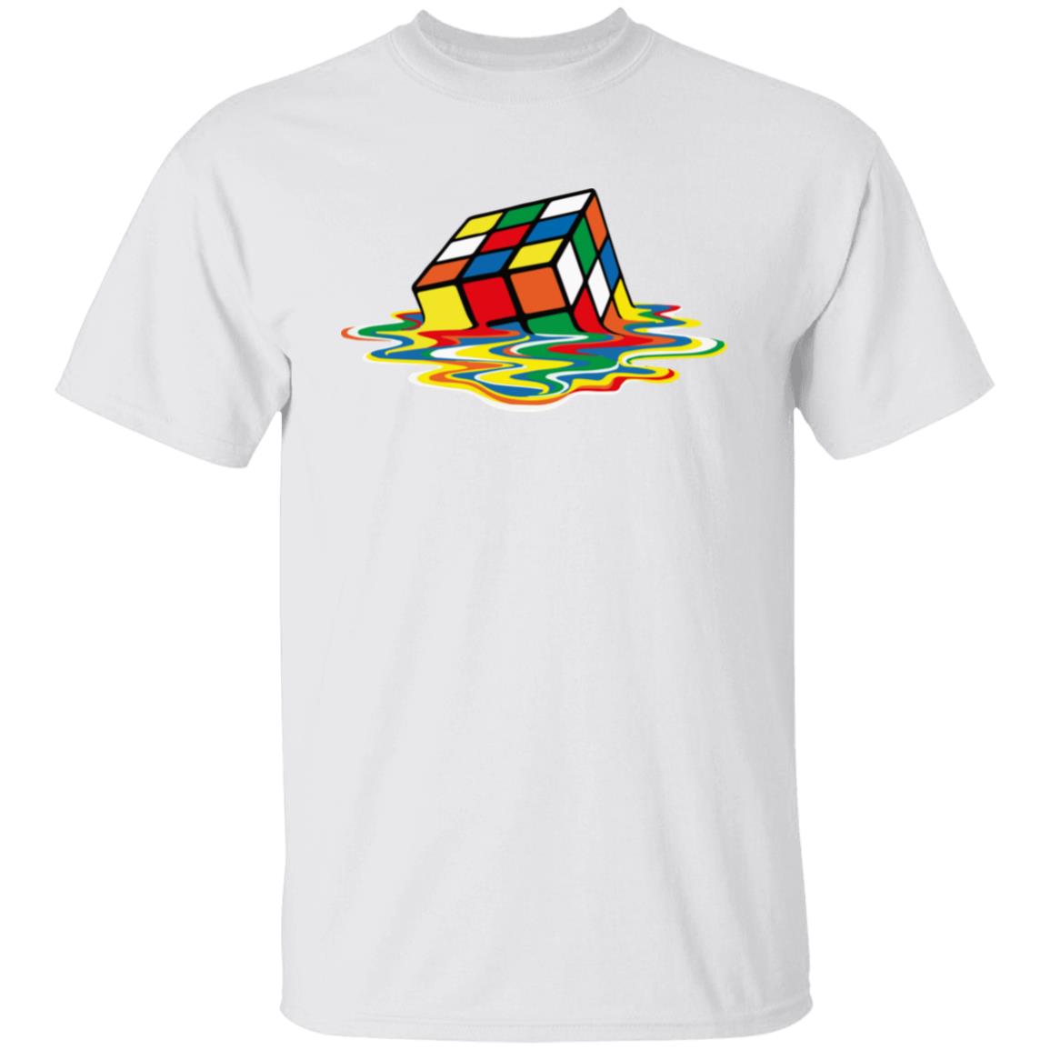 Melting Puzzle Cube Men's T-Shirt