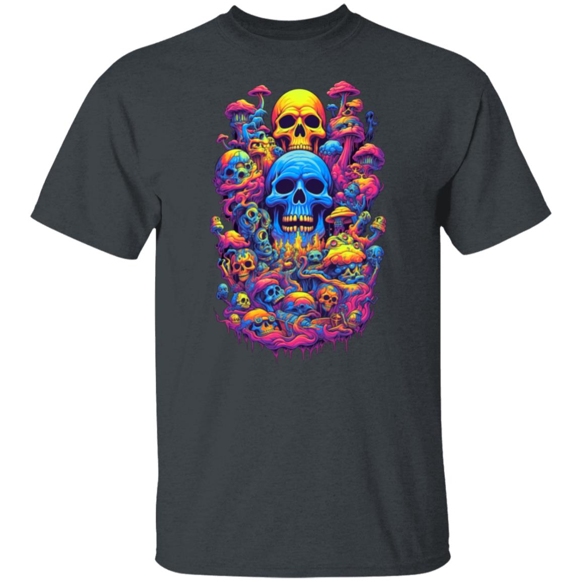 Psychadelic Skull Mountain (AI Art Series #1) Men's T-Shirt