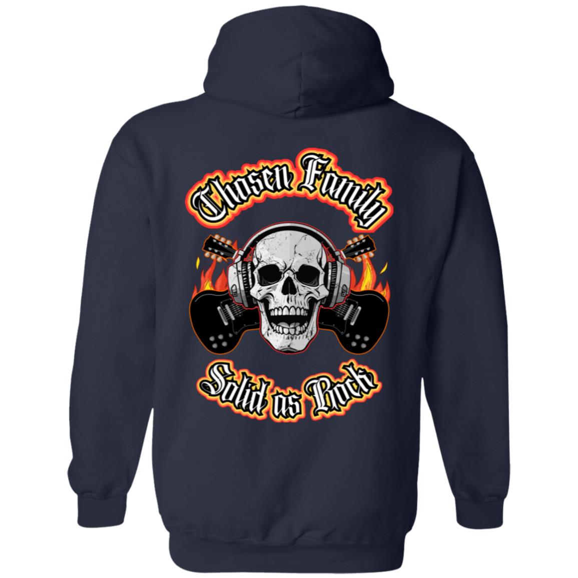 Chosen Family Solid As Rock Men's Hoodie