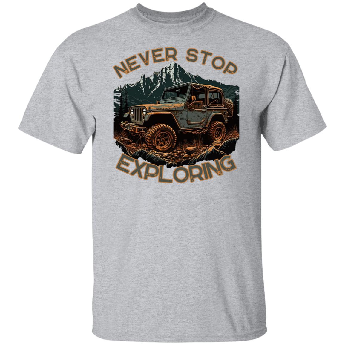 Never Stop Exploring Men's T-Shirt