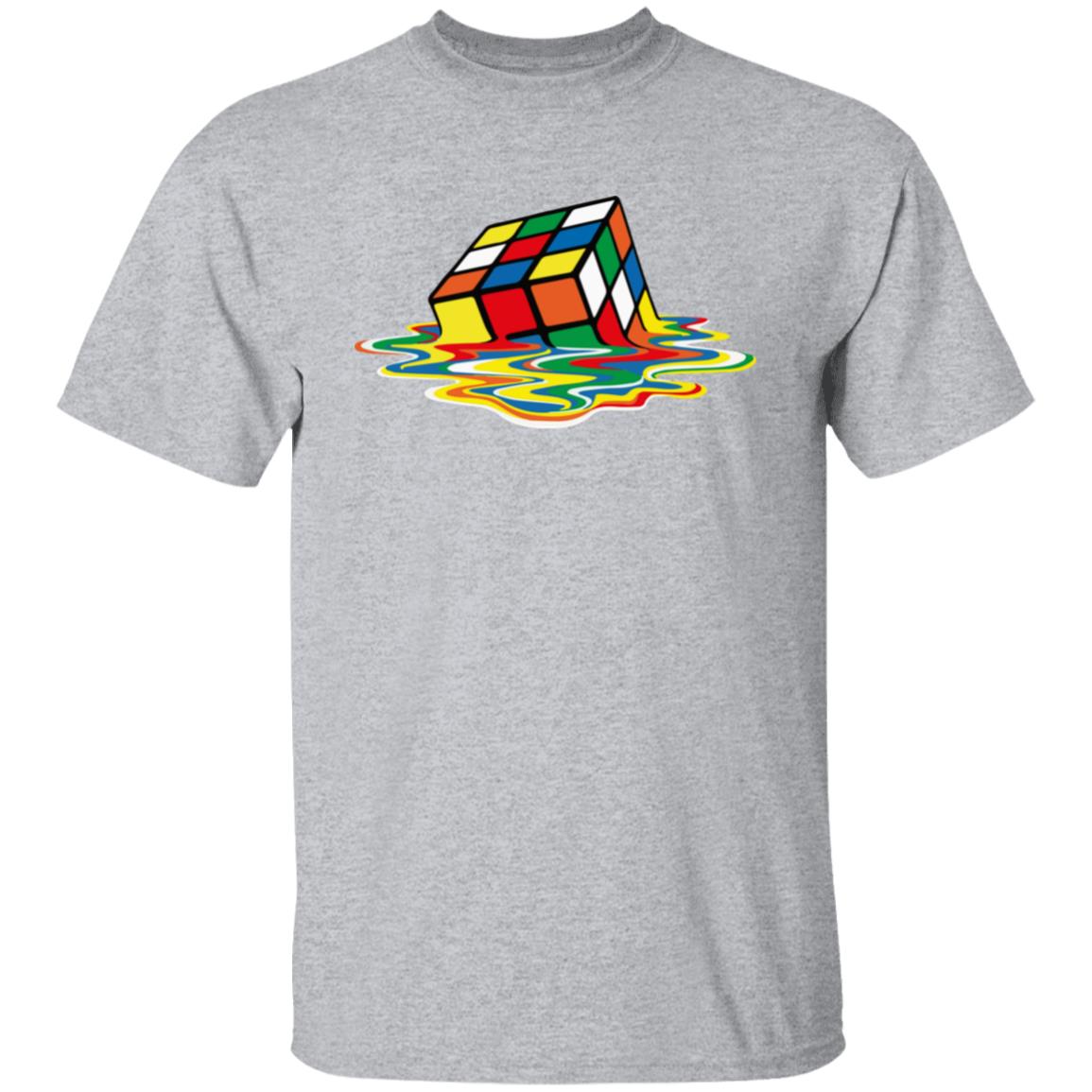 Melting Puzzle Cube Men's T-Shirt
