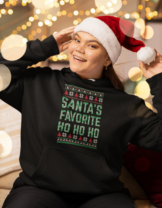 Santa's Favorite Ho Ho Ho Women's Hoodie