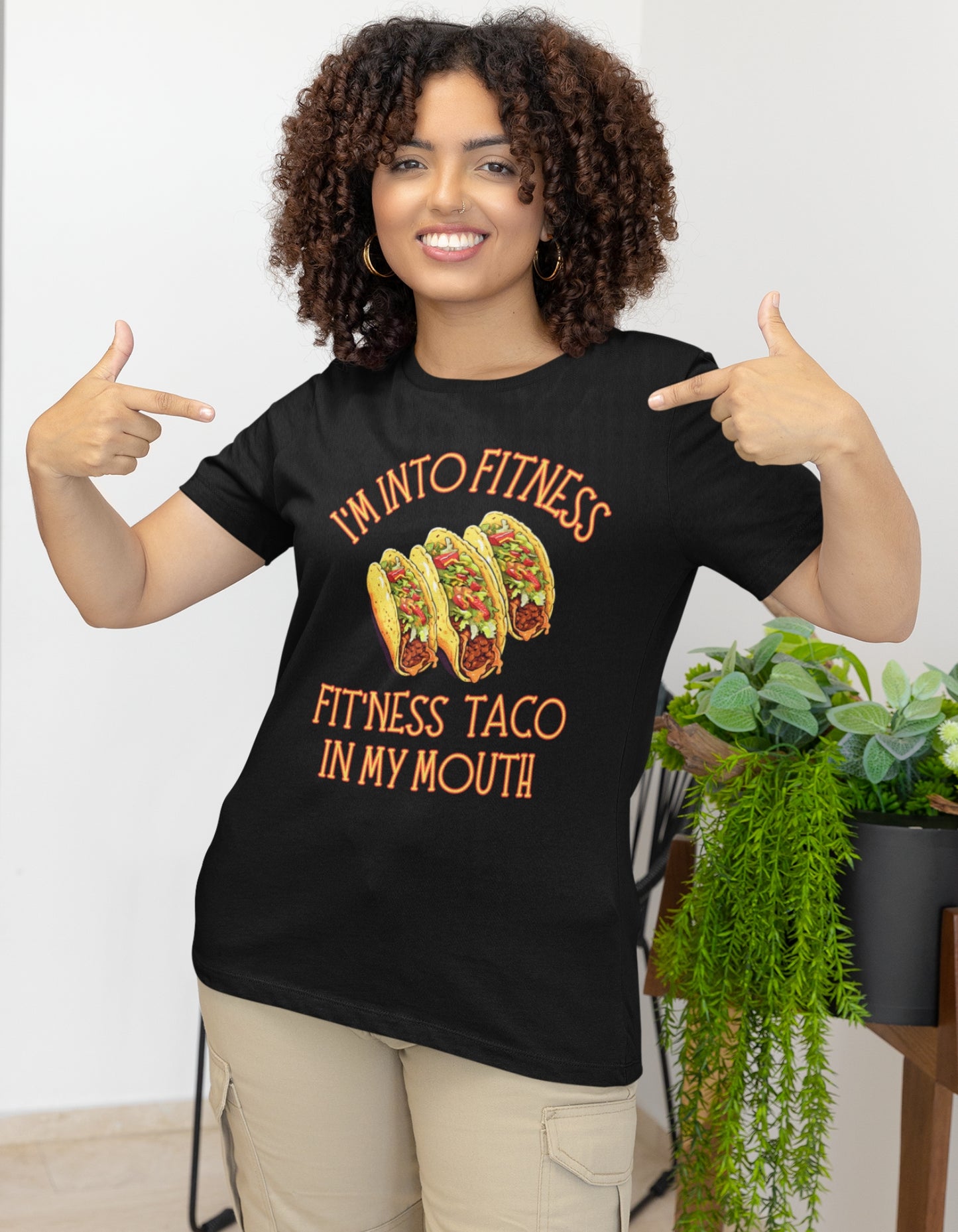 I'm Into Fitness, Fit'ness Taco In My Mouth Women's T-Shirt