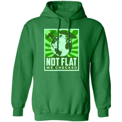 Not Flat We Checked Hoodie