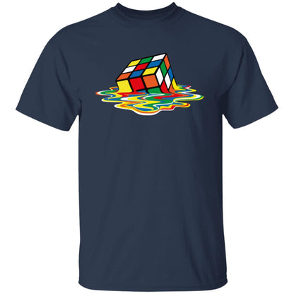 Melting Puzzle Cube Men's T-Shirt