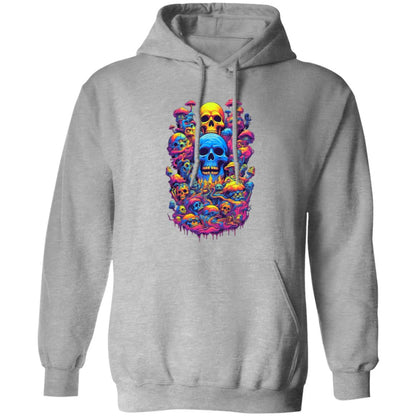 Psychadelic Skull Mountain (AI Art Series #1) Hoodie