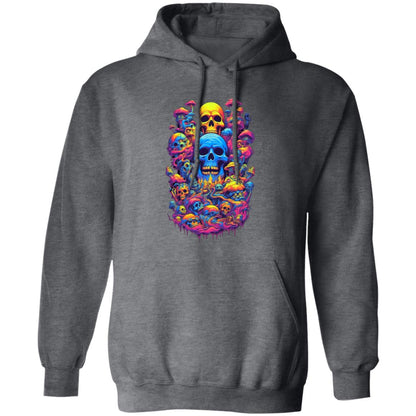 Psychadelic Skull Mountain (AI Art Series #1) Hoodie