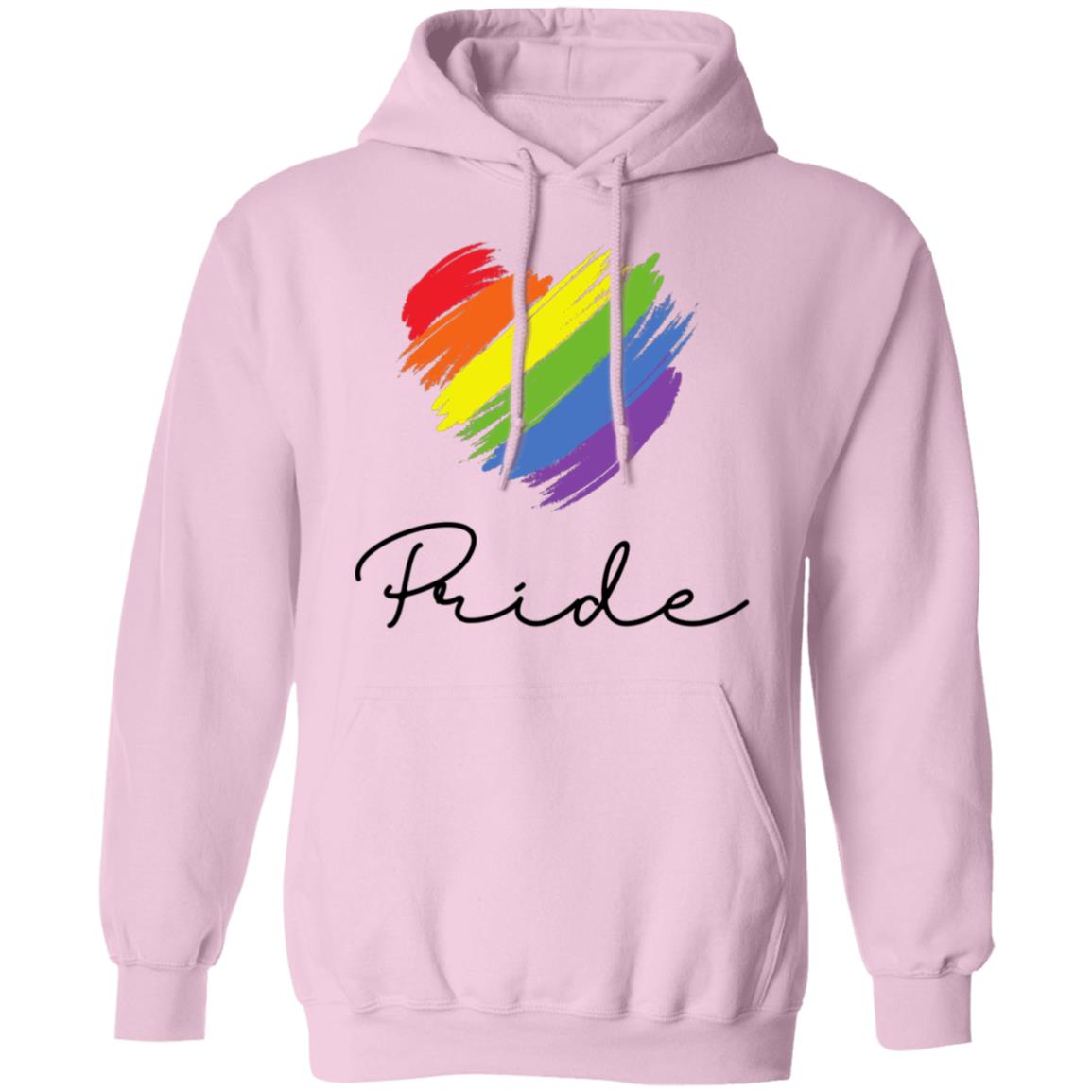 Rainbow Painted Heart Pride Women's Hoodie