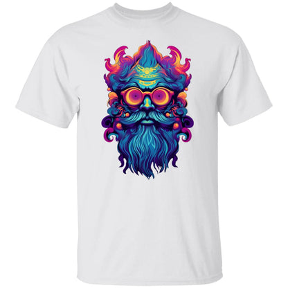 Psychadelic Neon Hipster (AI Art Series #1) Men's T-Shirt