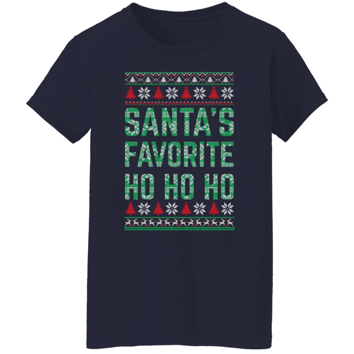 Santa's Favorite Ho Ho Ho Women's T-Shirt