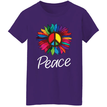 Peace Sunflower Women's T-Shirt