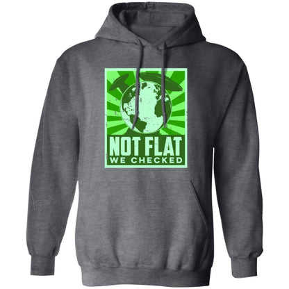 Not Flat We Checked Hoodie