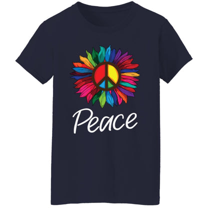 Peace Sunflower Women's T-Shirt