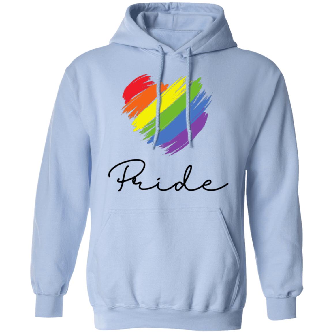 Rainbow Painted Heart Pride Women's Hoodie