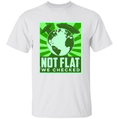 Earth Is Not Flat We Checked (Aliens) Men's T-Shirt