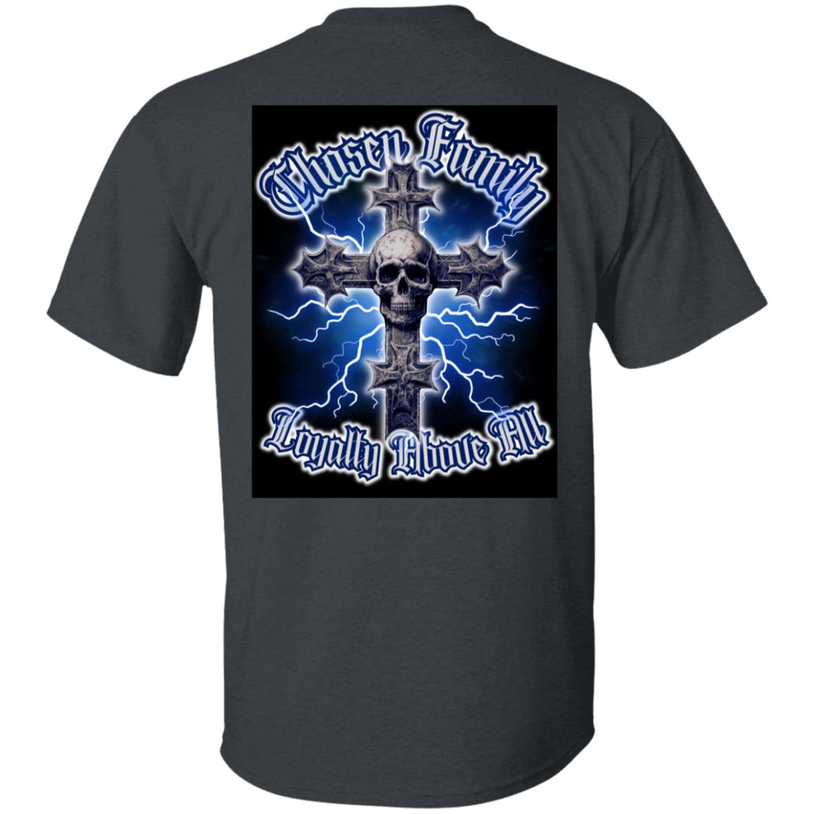 Chosen Family Loyalty Above All Skull & Cross Men's T-Shirt