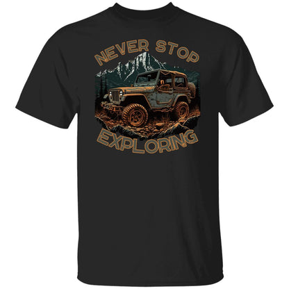 Never Stop Exploring Men's T-Shirt