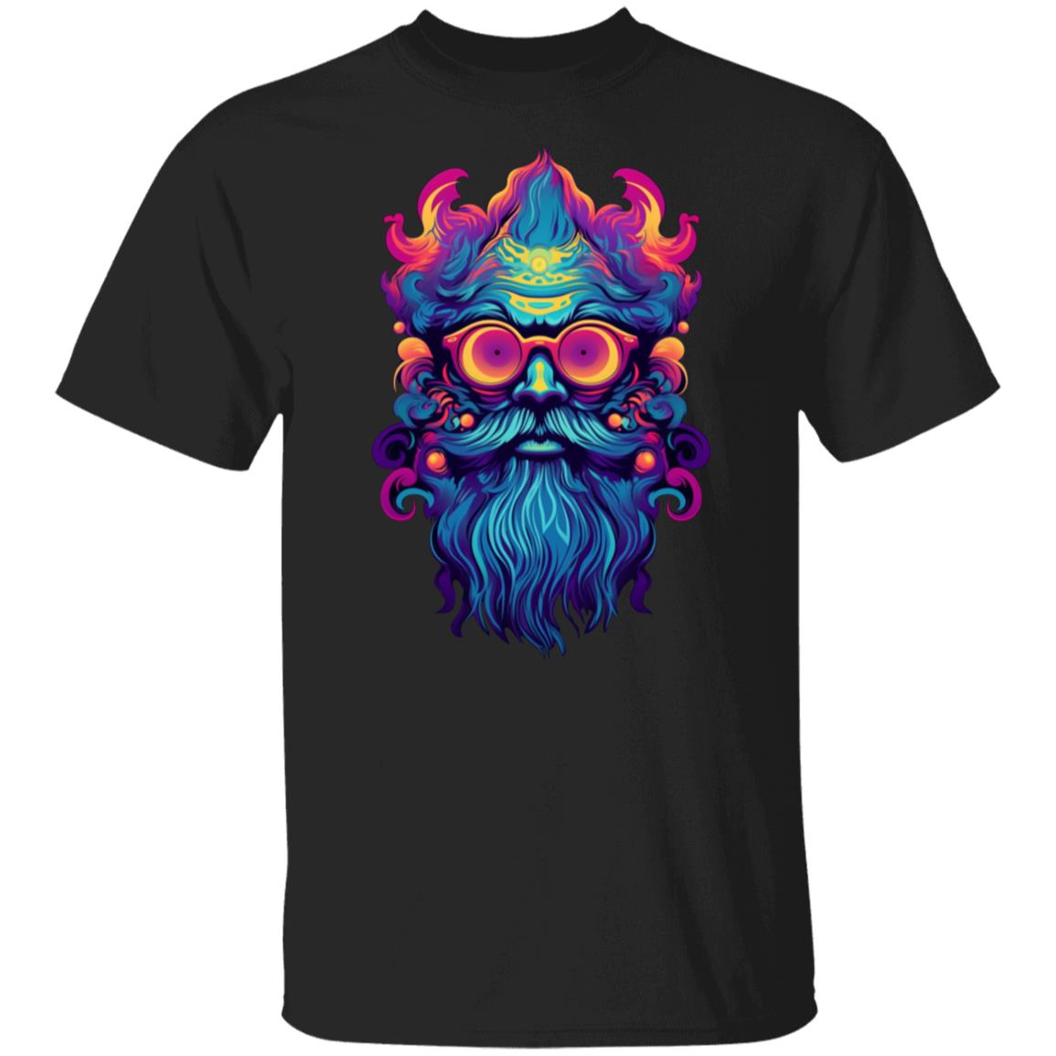 Psychadelic Neon Hipster (AI Art Series #1) Men's T-Shirt