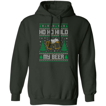 Ho Ho Hold My Beer (Ugly Christmas Style) Hoodie