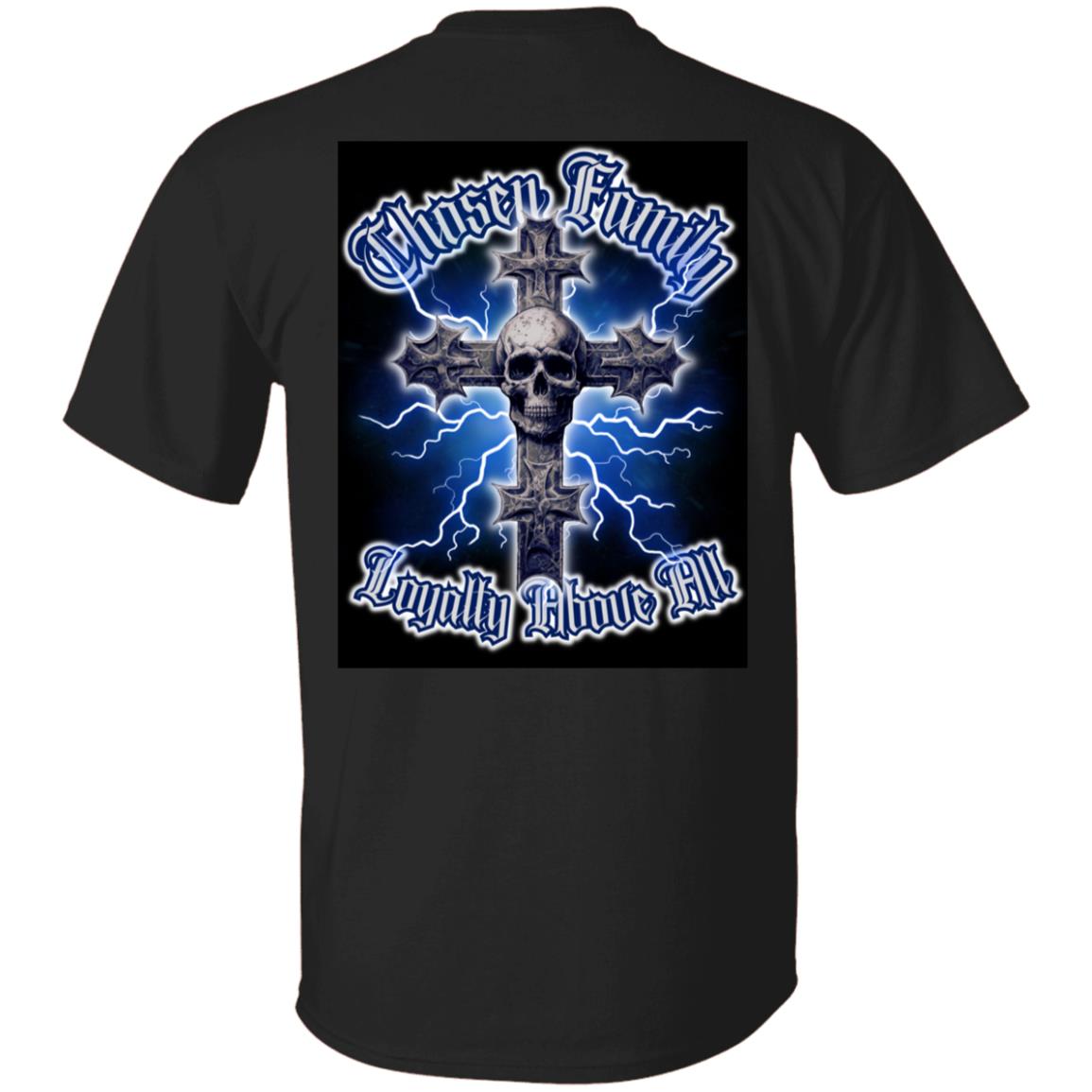 Chosen Family Loyalty Above All Skull & Cross Men's T-Shirt