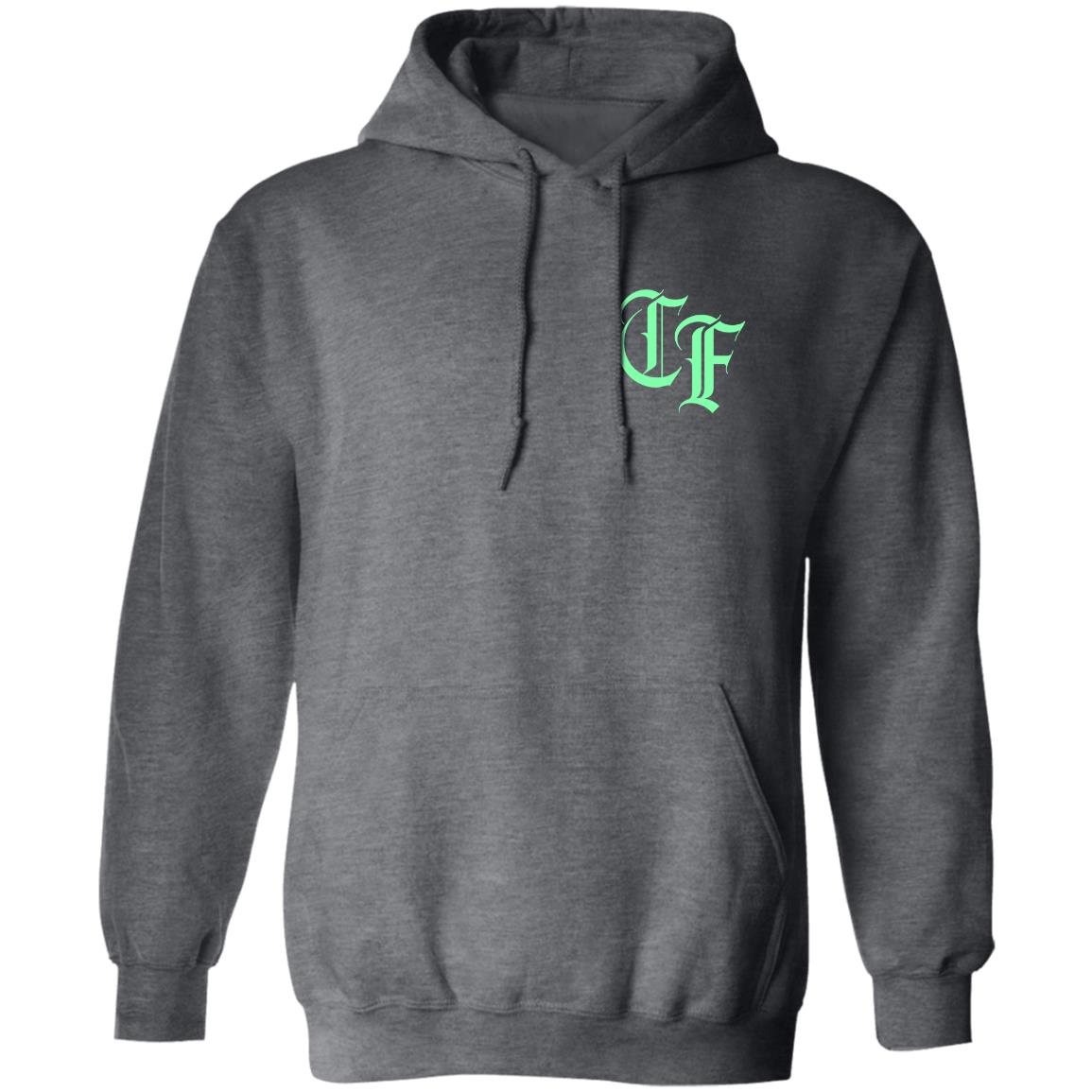 Chosen Family Loyalty Above All Dapper Green Skull Men's Hoodie