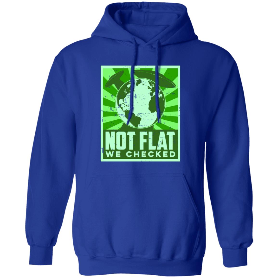 Not Flat We Checked Hoodie