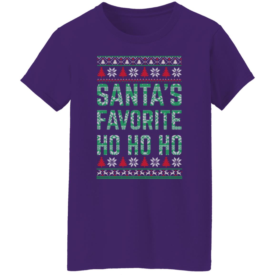 Santa's Favorite Ho Ho Ho Women's T-Shirt