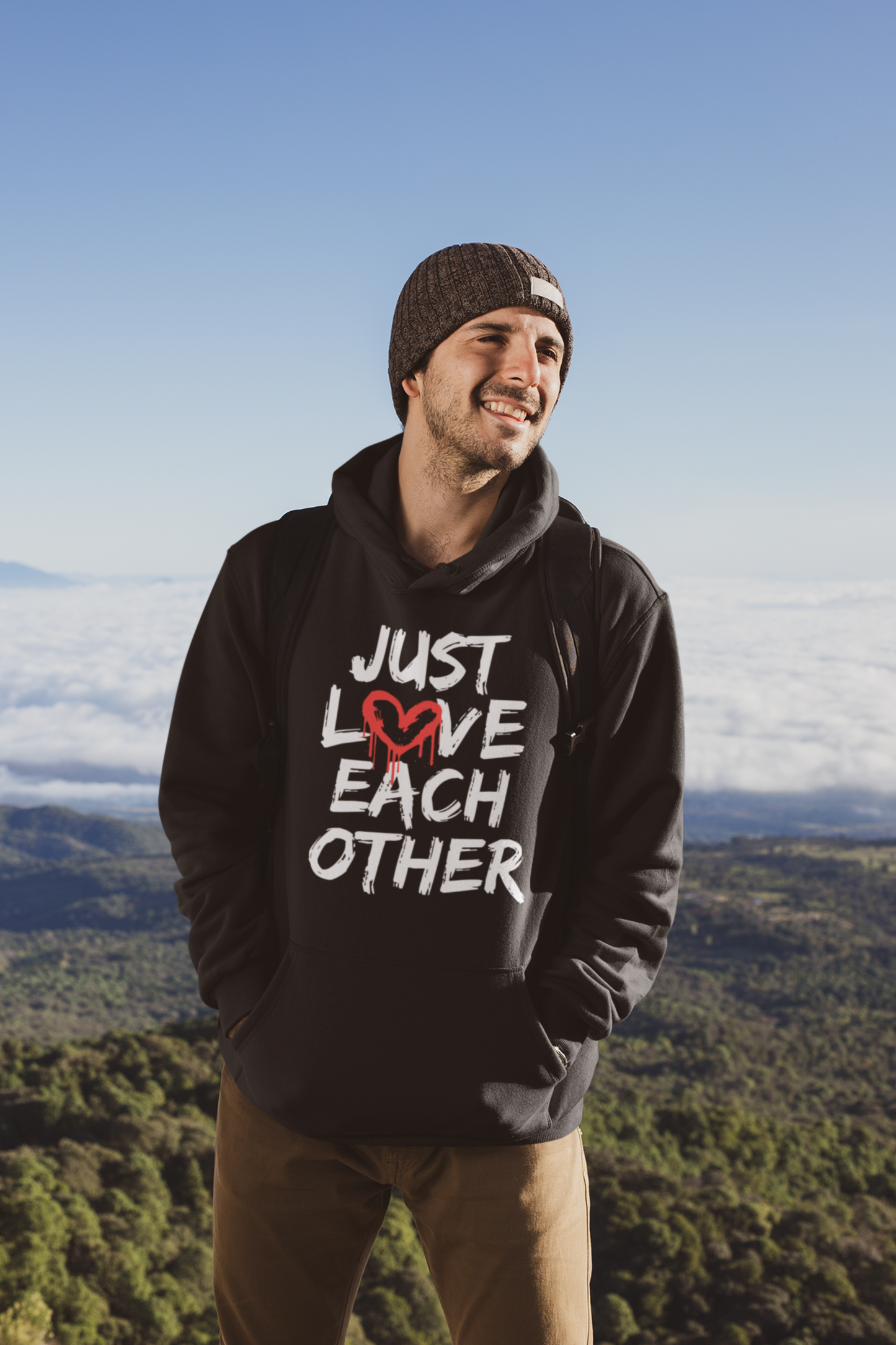 Just Love Each Other Hoodie