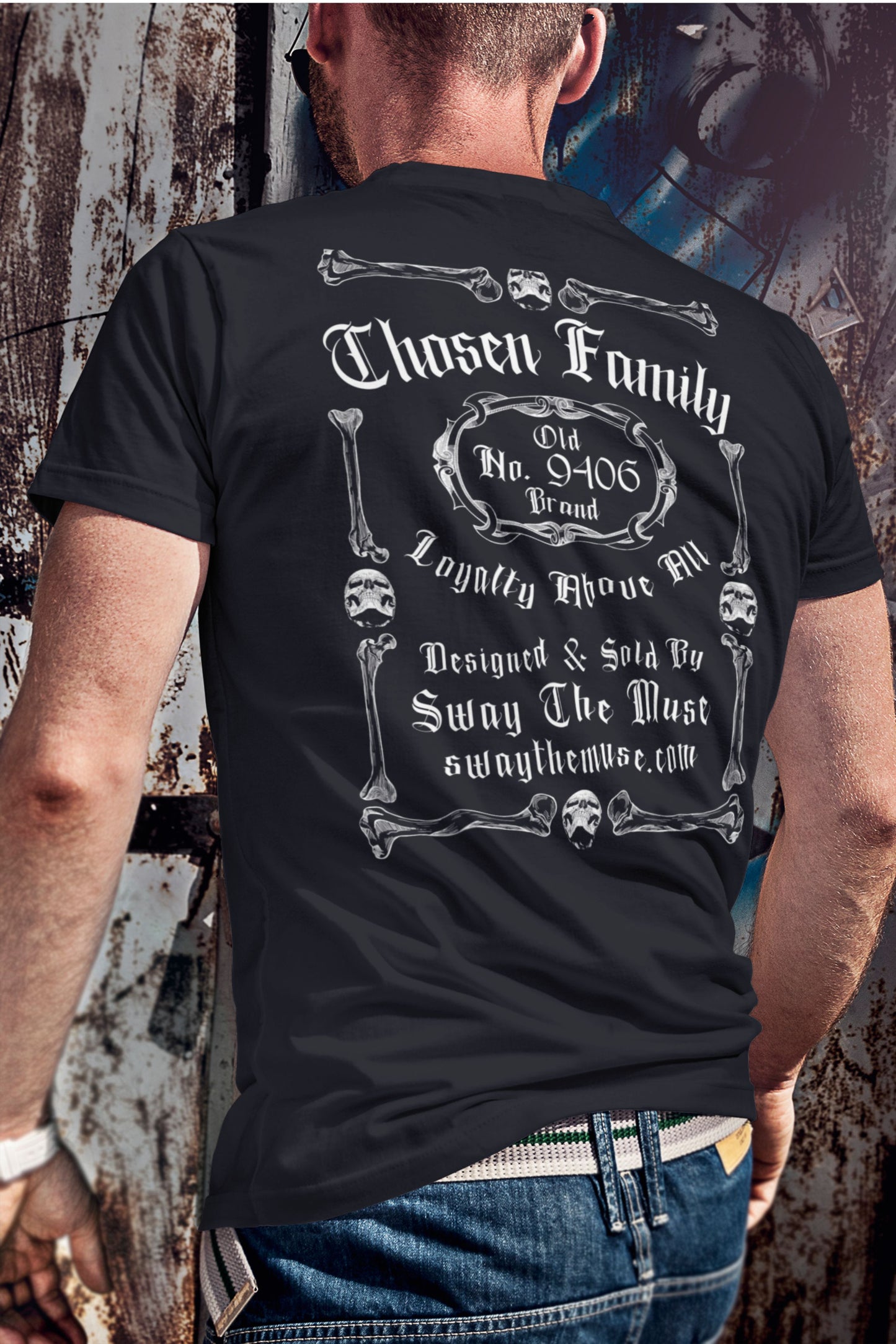 Chosen Family Old Brand No 9406 Men's T-Shirt (Front/Back Print)