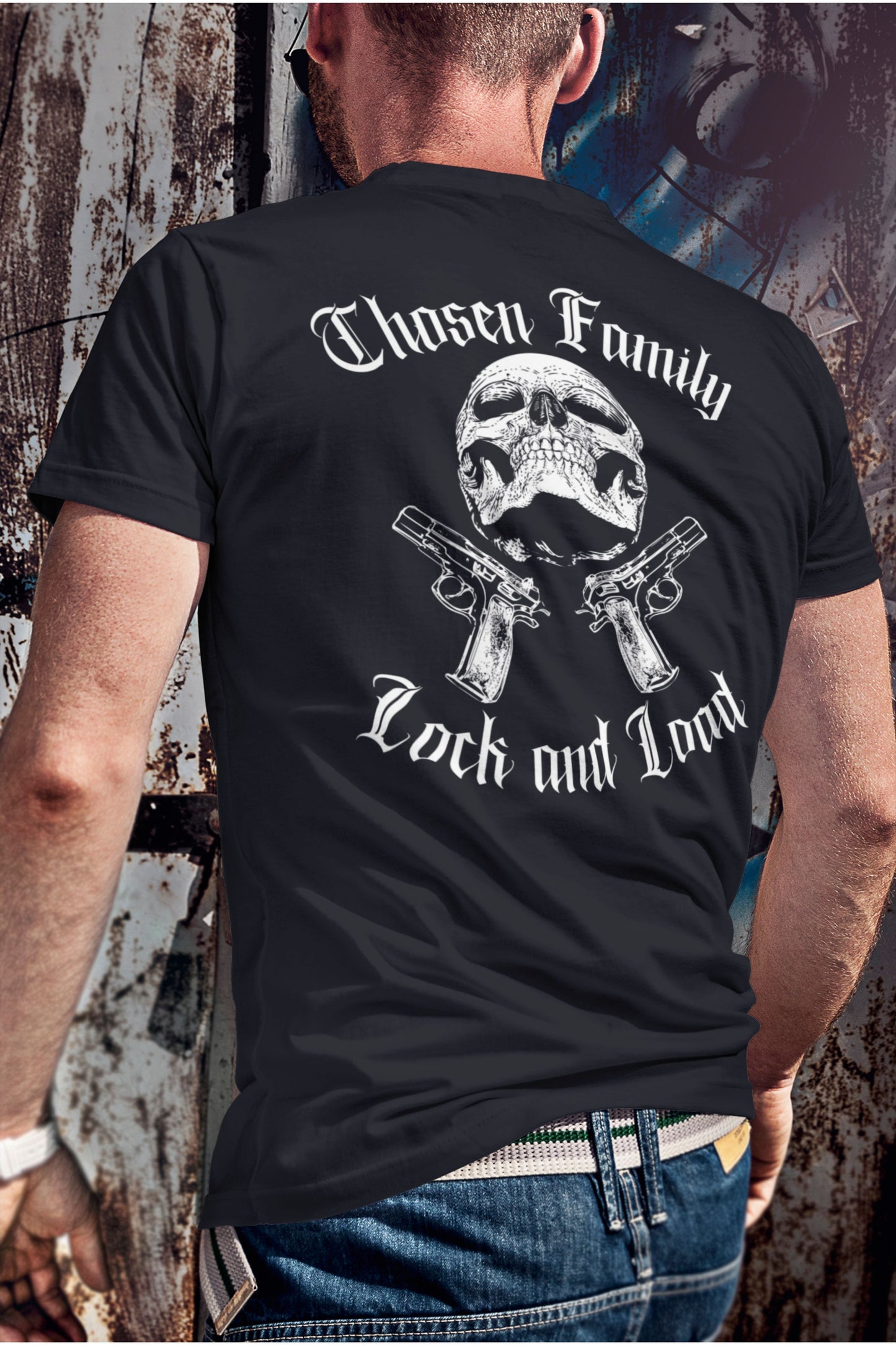 Chosen Family Lock and Load Men's T-Shirt