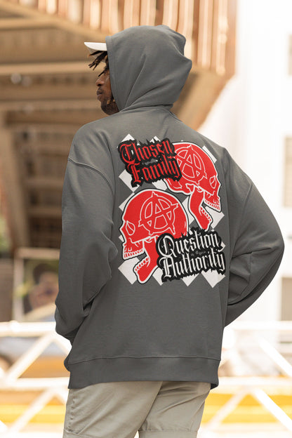 Chosen Family Question Authority Men's Hoodie (Front/Back Print)