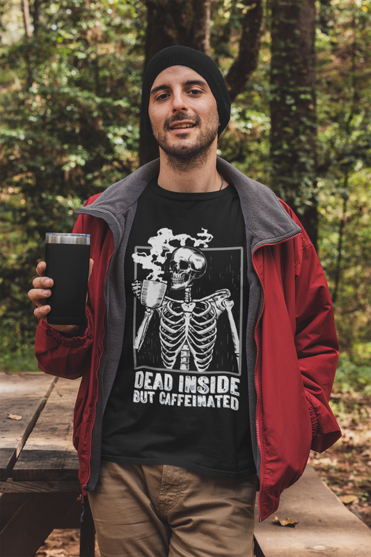 Dead Inside But Caffeinated Men's T-Shirt