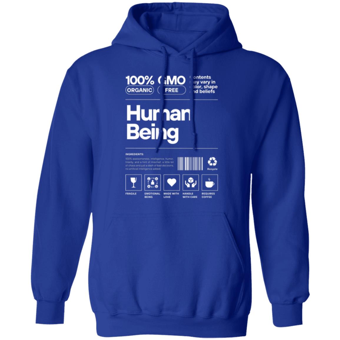 100% Organic Human Being Hoodie - SwayTheMuse