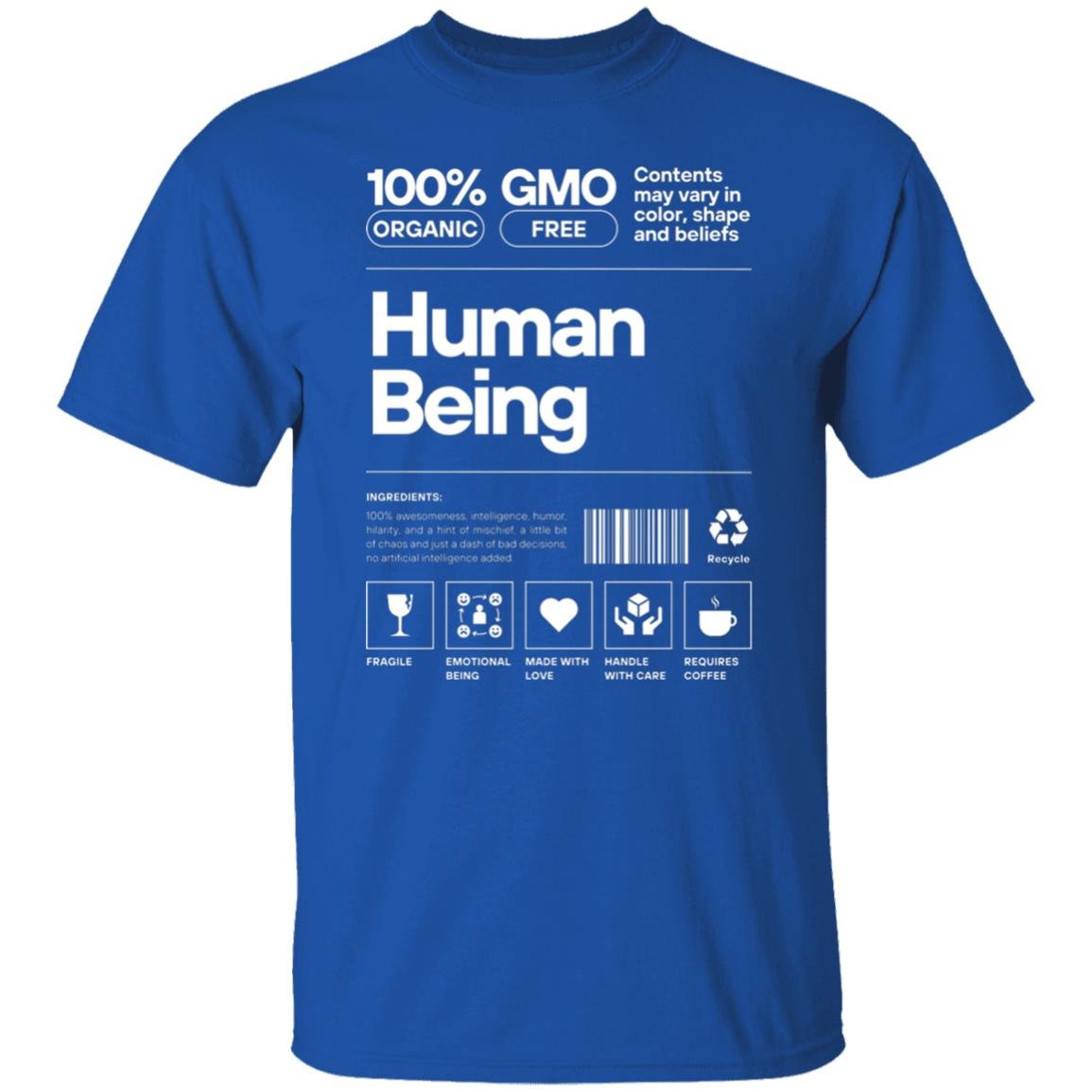 100% Organic Human Being Men's T-Shirt - SwayTheMuse