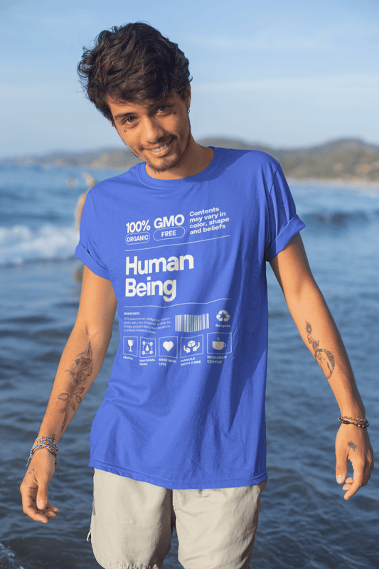 100% Organic Human Being Men's T-Shirt - SwayTheMuse