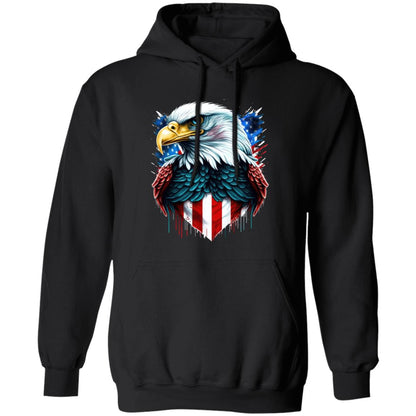 American Flag Patriotic Eagle Hoodie - SwayTheMuse