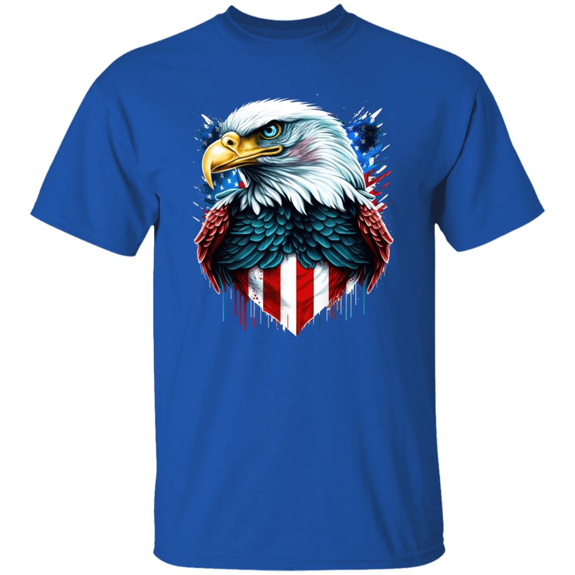 American Flag Patriotic Eagle Men's T-Shirt - SwayTheMuse