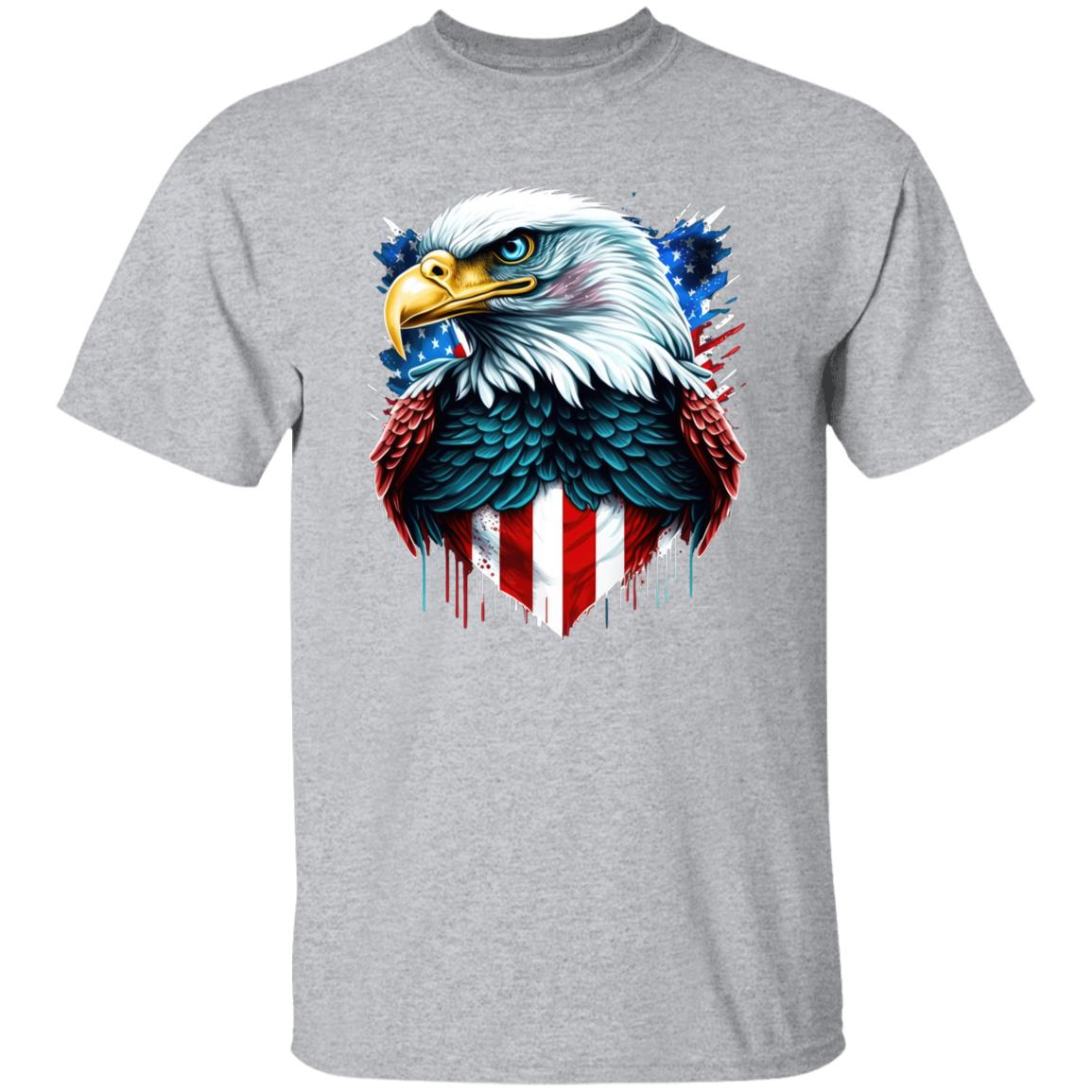 American Flag Patriotic Eagle Men's T-Shirt - SwayTheMuse