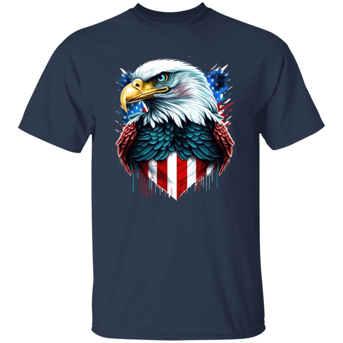 American Flag Patriotic Eagle Men's T-Shirt - SwayTheMuse