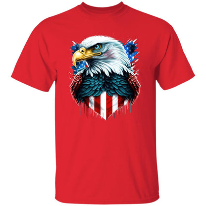 American Flag Patriotic Eagle Men's T-Shirt - SwayTheMuse